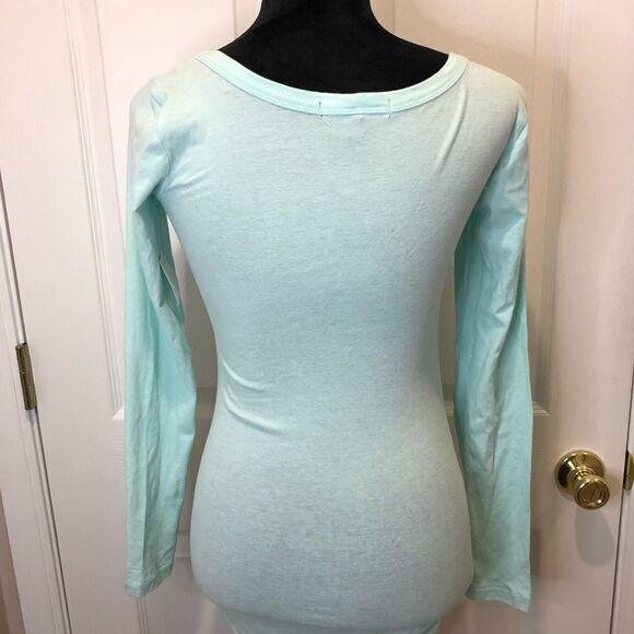 NWT Derek heart light blue long sleeves tee size small - Picture 6 of 9